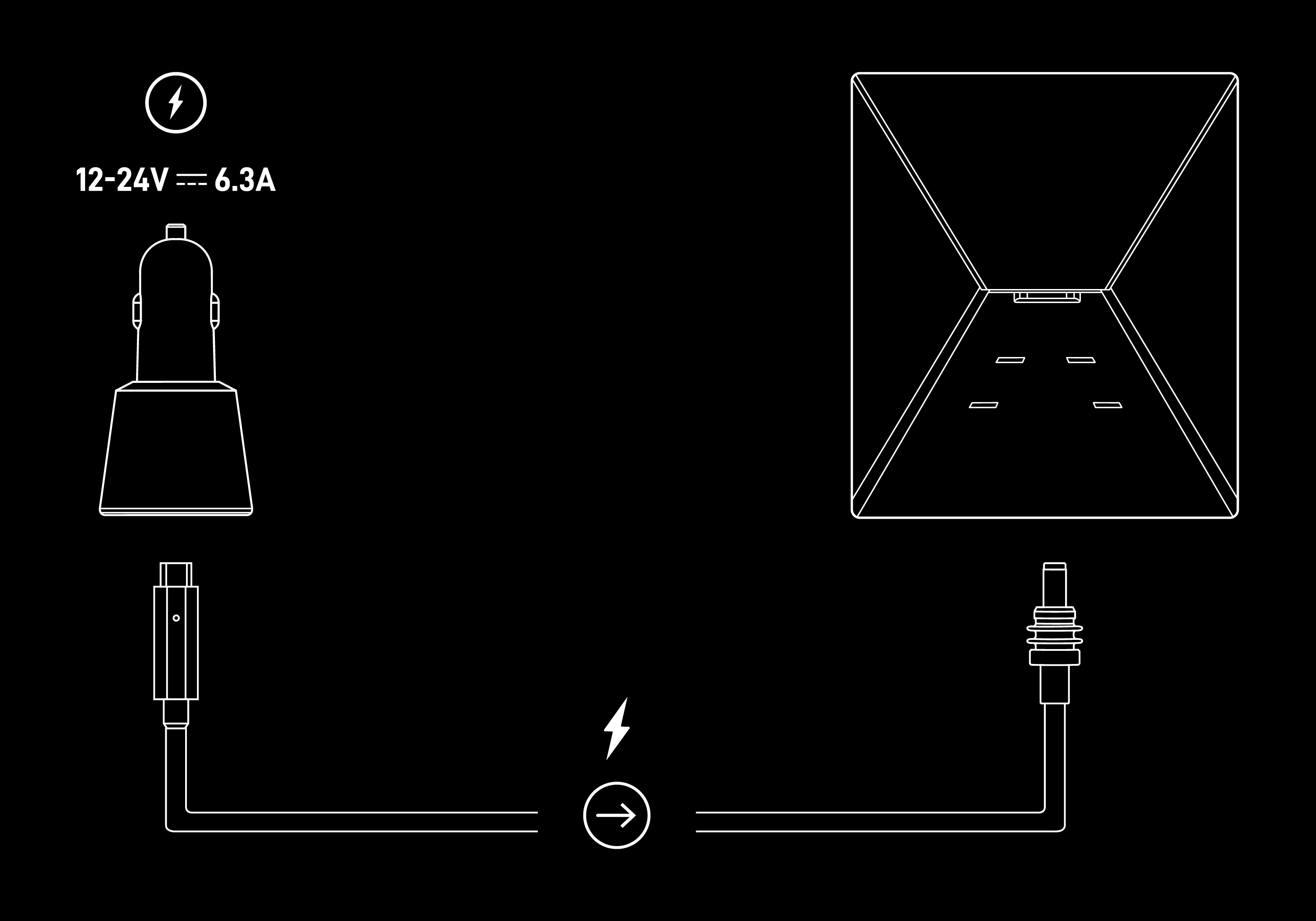 Mini car adapter