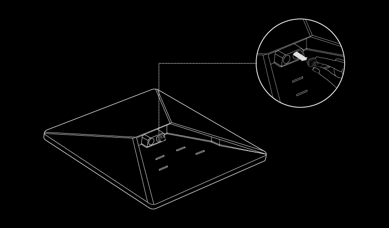 Remove the Starlink plug